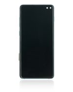 Samsung Galaxy S10 Plus İle Uyumlu Çerçeveli ekran LCD Ekranı (Parmak İzi Sensörü Olmadan) (Satış Sonrası Plus: TFT) (Prizma Mavisi) - Görsel 3