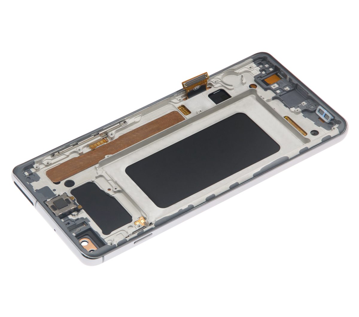 Samsung Galaxy S10 Plus İle Uyumlu Çerçeveli ekran LCD Ekranı (Parmak İzi Sensörü Olmadan) (Satış Sonrası Plus: TFT) (Prizma Seramik Siyah) - Görsel 9