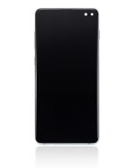 Samsung Galaxy S10 Plus İle Uyumlu Çerçeveli ekran LCD Ekranı (Parmak İzi Sensörü Olmadan) (Satış Sonrası Plus: TFT) (Prizma Yeşili) - Görsel 3