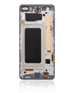Samsung Galaxy S10 Plus İle Uyumlu Çerçeveli ekran LCD Ekranı (Parmak İzi Sensörü Olmadan) (Satış Sonrası Plus: TFT) (Prizma Yeşili) - Görsel 4