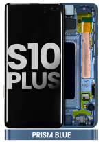Samsung Galaxy S10 Plus İle Uyumlu Çerçeveli ekran Orijinal Ekranı (Prizma Mavisi) - Görsel 3