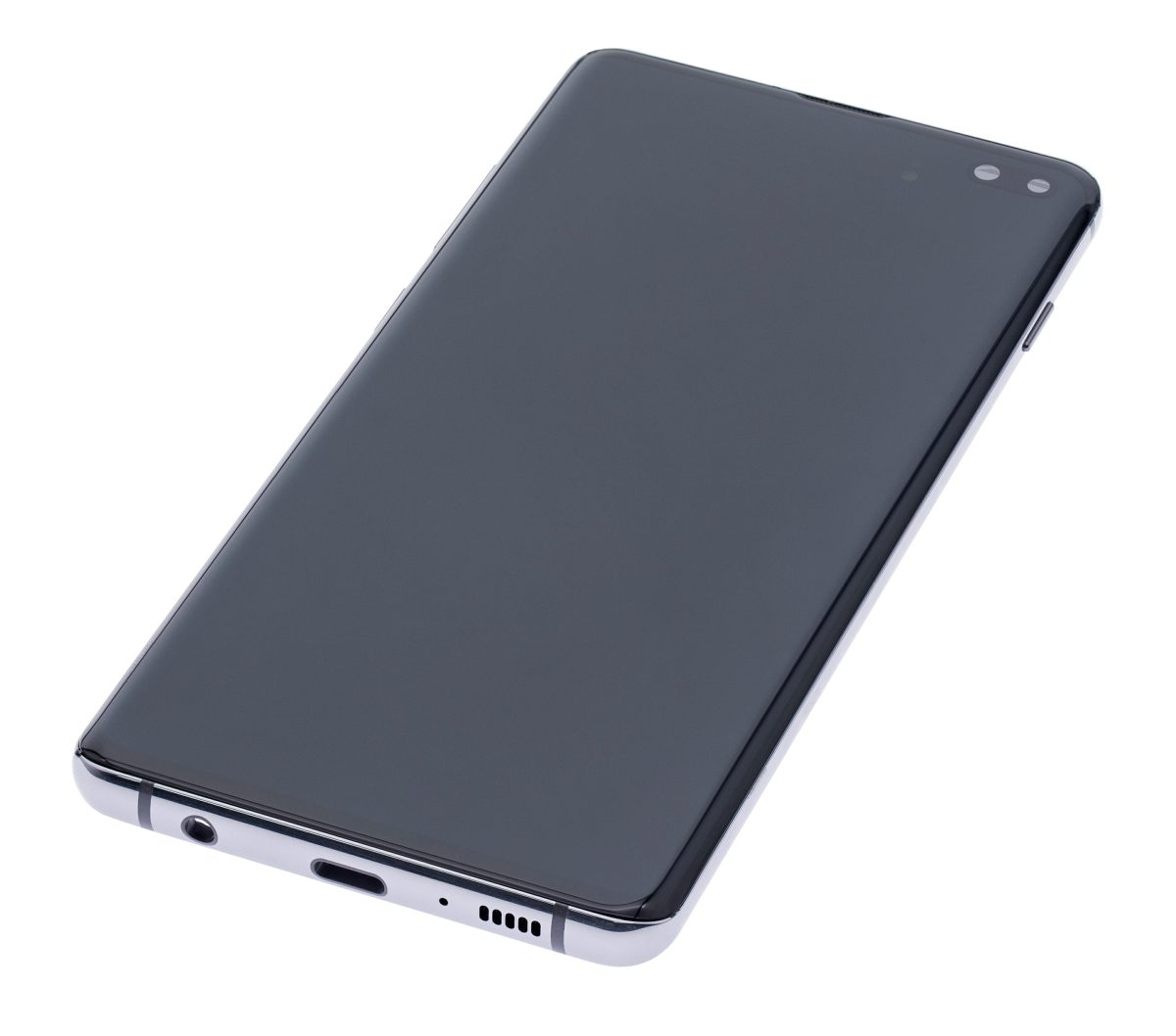 Samsung Galaxy S10 Plus İle Uyumlu Çerçeveli ekran Orijinal Ekranı (Prizma/Seramik Siyah) - Görsel 2