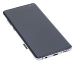 Samsung Galaxy S10 Plus İle Uyumlu Çerçeveli ekran Orijinal Ekranı (Prizma/Seramik Siyah) - Görsel 3