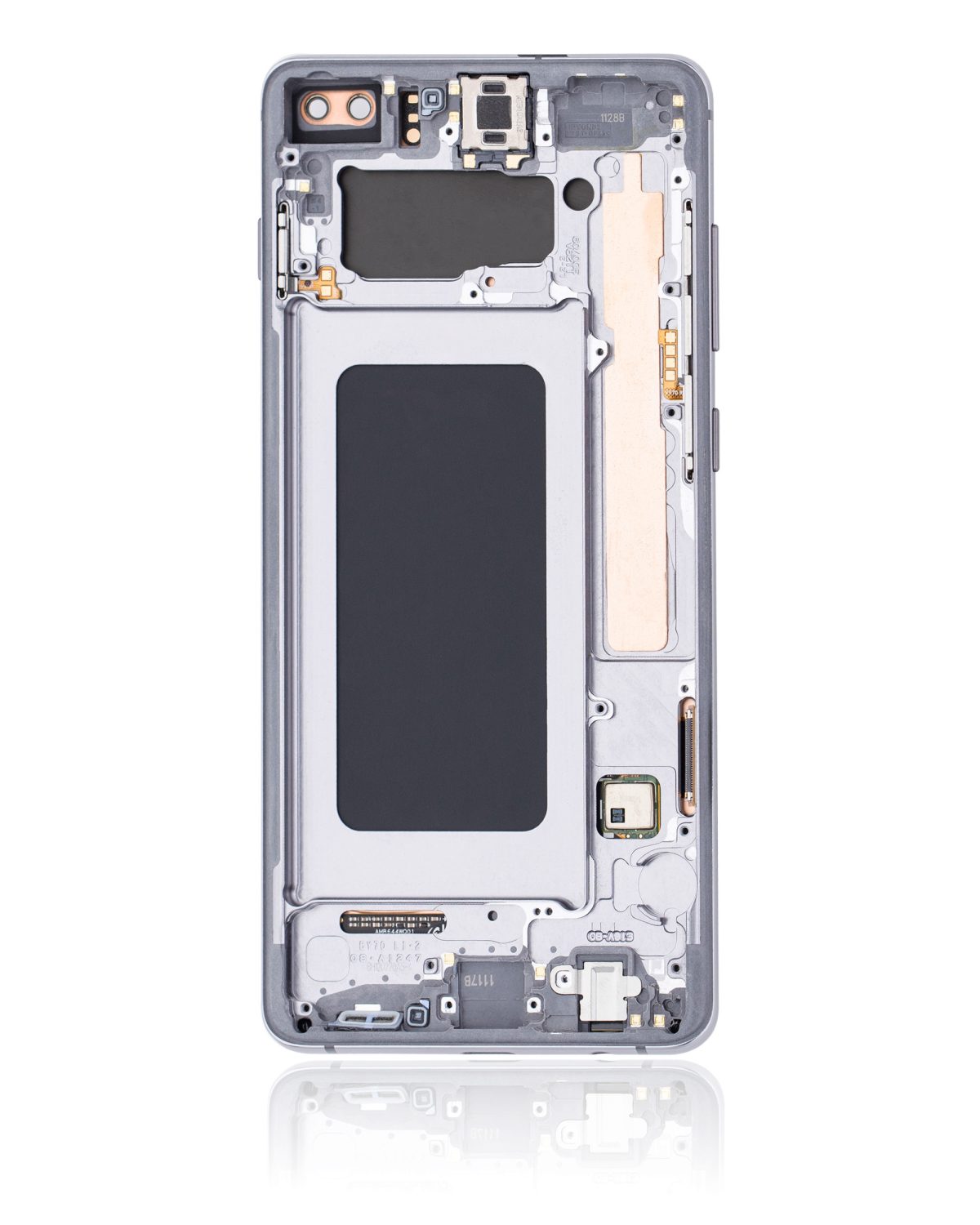 Samsung Galaxy S10 Plus İle Uyumlu Çerçeveli ekran Orijinal Ekranı (Prizma/Seramik Siyah) - Görsel 8