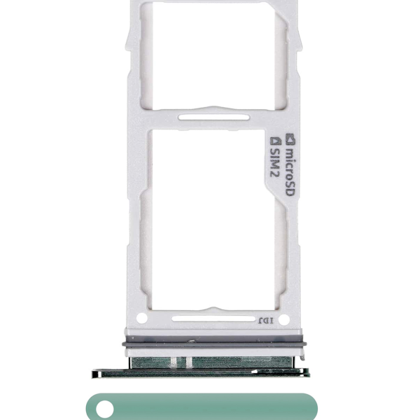 Samsung Galaxy S10 Plus İle Uyumlu Çift Sim Kart Tepsisi S10 Plus S10E (Prizma Yeşili)
