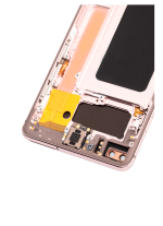 Samsung Galaxy S10 Plus İle Uyumlu İçin Çerçeveli ekran Orijinal (Flamingo Pembesi)  Orijinal Ekranı - Görsel 5