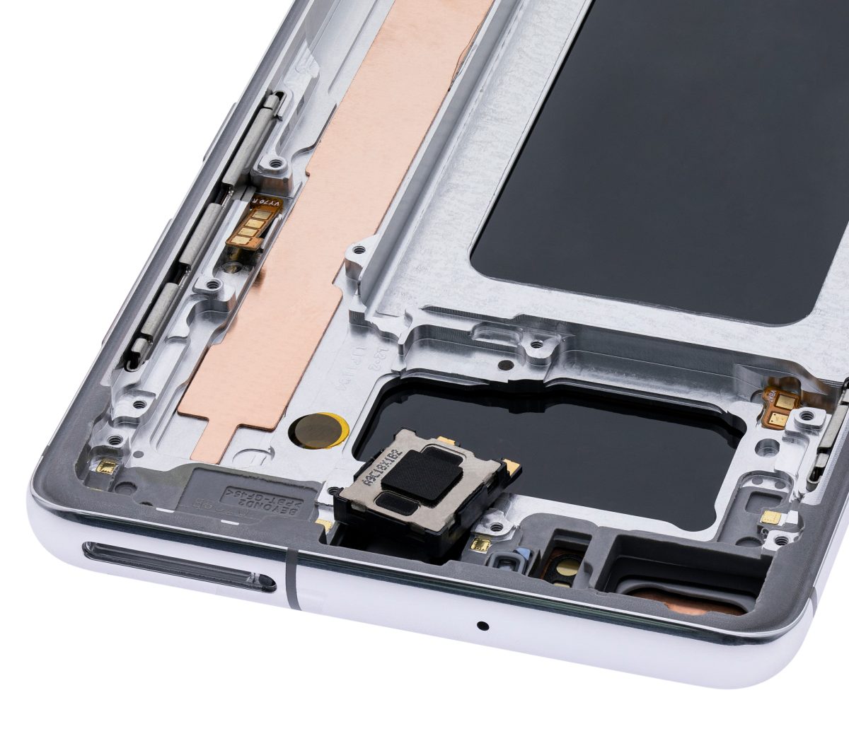Samsung Galaxy S10 Plus İle Uyumlu İçin Çerçeveli ekran Orijinal (Prizma Beyazı)  Orijinal Ekranı - Görsel 8