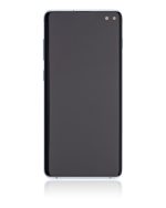 Samsung Galaxy S10 Plus İle Uyumlu İçin Çerçeveli ekran Orijinal (Prizma Mavisi)  Orijinal Ekranı Uyumlu - Görsel 3