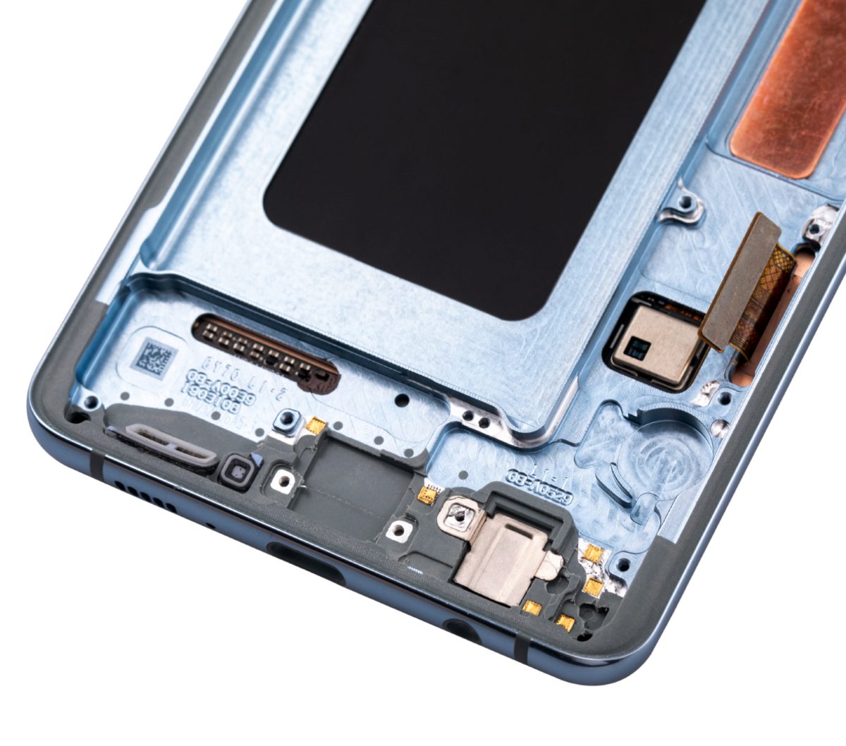 Samsung Galaxy S10 Plus İle Uyumlu İçin Çerçeveli ekran (Service Pack) (Prizma Mavisi)  Orijinal Ekranı Uyumlu - Görsel 9