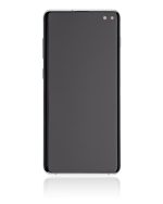 Samsung Galaxy S10 Plus İle Uyumlu İçin Çerçeveli ekran (Service Pack) (Prizma Yeşili)  Orijinal Ekranı Uyumlu - Görsel 3