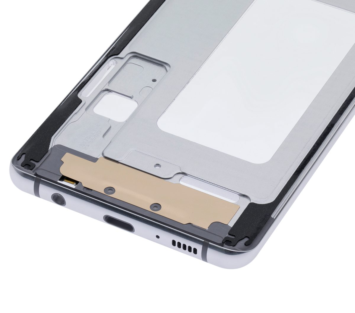 Samsung Galaxy S10 Plus İle Uyumlu Orta Çerçeve Muhafaza (Küçük Parçalarla) (Prizma Beyazı) - Görsel 7
