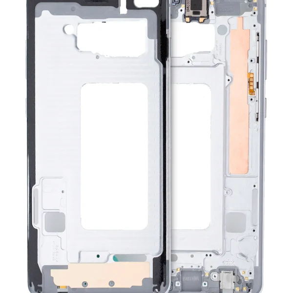 Samsung Galaxy S10 Plus İle Uyumlu Orta Çerçeve Muhafaza (Küçük Parçalarla) (Prizma Beyazı)