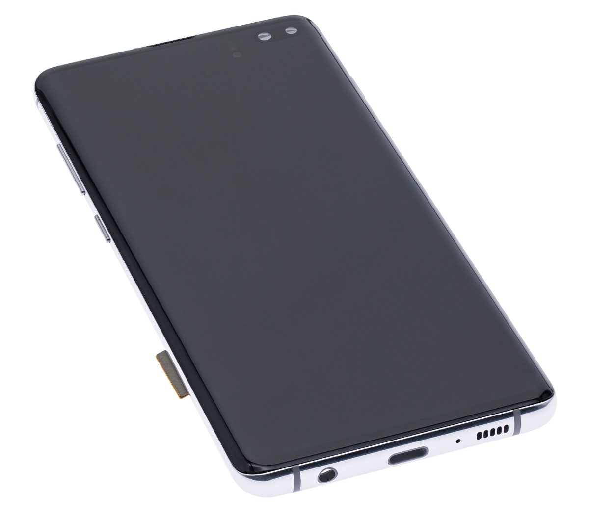 Samsung Galaxy S10 Plus İle Uyumlu (Service Pack) (Prizma Beyazı) Çerçeveli ekran Orijinal Ekranı - Görsel 4