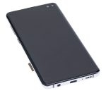 Samsung Galaxy S10 Plus İle Uyumlu (Service Pack) (Prizma Beyazı) Çerçeveli ekran Orijinal Ekranı - Görsel 4