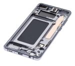 Samsung Galaxy S10 Plus İle Uyumlu (Service Pack) (Prizma Seramik Siyah) Çerçeveli ekran Orijinal Ekranı - Görsel 8