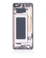 Samsung Galaxy S10 Plus İle Uyumlu (Service Pack) (Seramik Beyaz) Çerçeveli ekran Orijinal Ekranı - Görsel 2