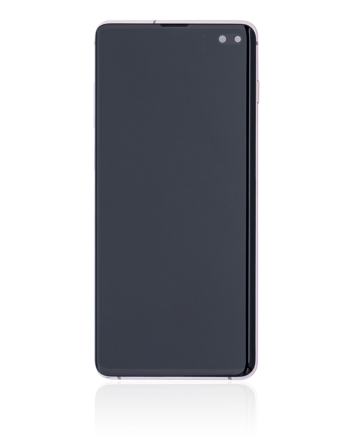 Samsung Galaxy S10 Plus İle Uyumlu (Service Pack) (Seramik Beyaz) Çerçeveli ekran Orijinal Ekranı - Görsel 3