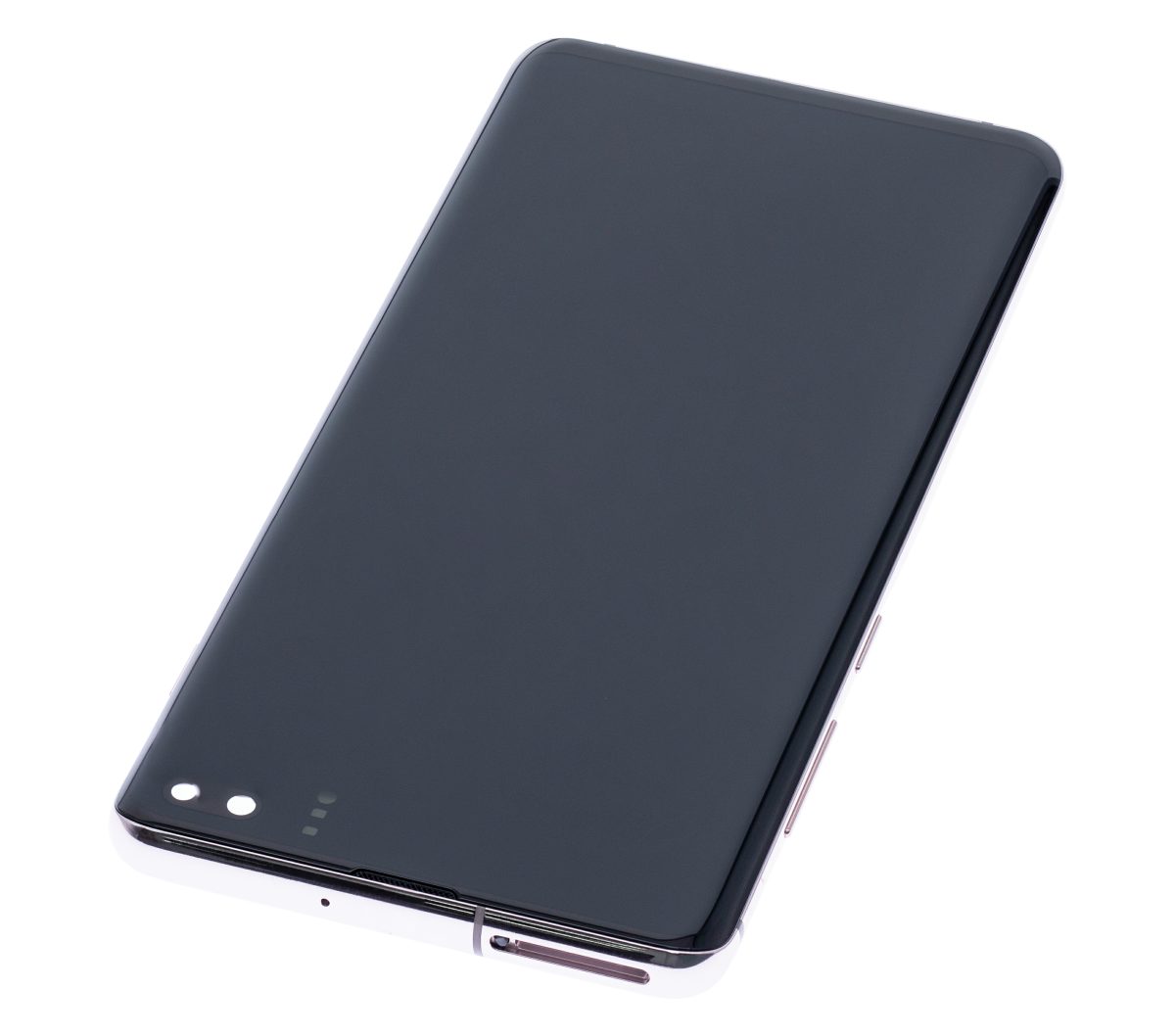 Samsung Galaxy S10 Plus İle Uyumlu (Service Pack) (Seramik Beyaz) Çerçeveli ekran Orijinal Ekranı - Görsel 5
