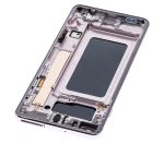 Samsung Galaxy S10 Plus İle Uyumlu (Service Pack) (Seramik Beyaz) Çerçeveli ekran Orijinal Ekranı - Görsel 7