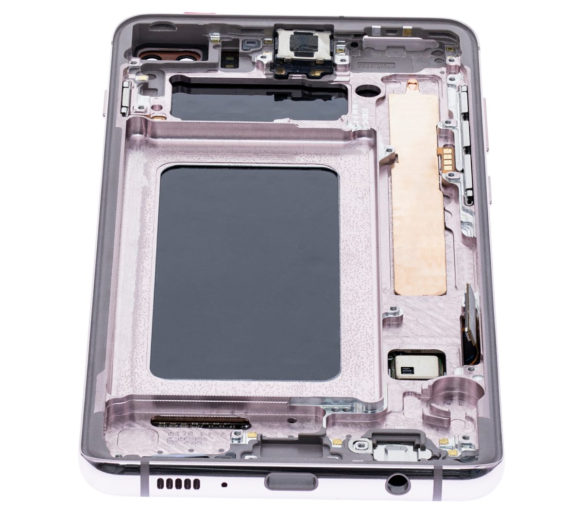 Samsung Galaxy S10 Plus İle Uyumlu (Service Pack) (Seramik Beyaz) Çerçeveli ekran Orijinal Ekranı - Görsel 8