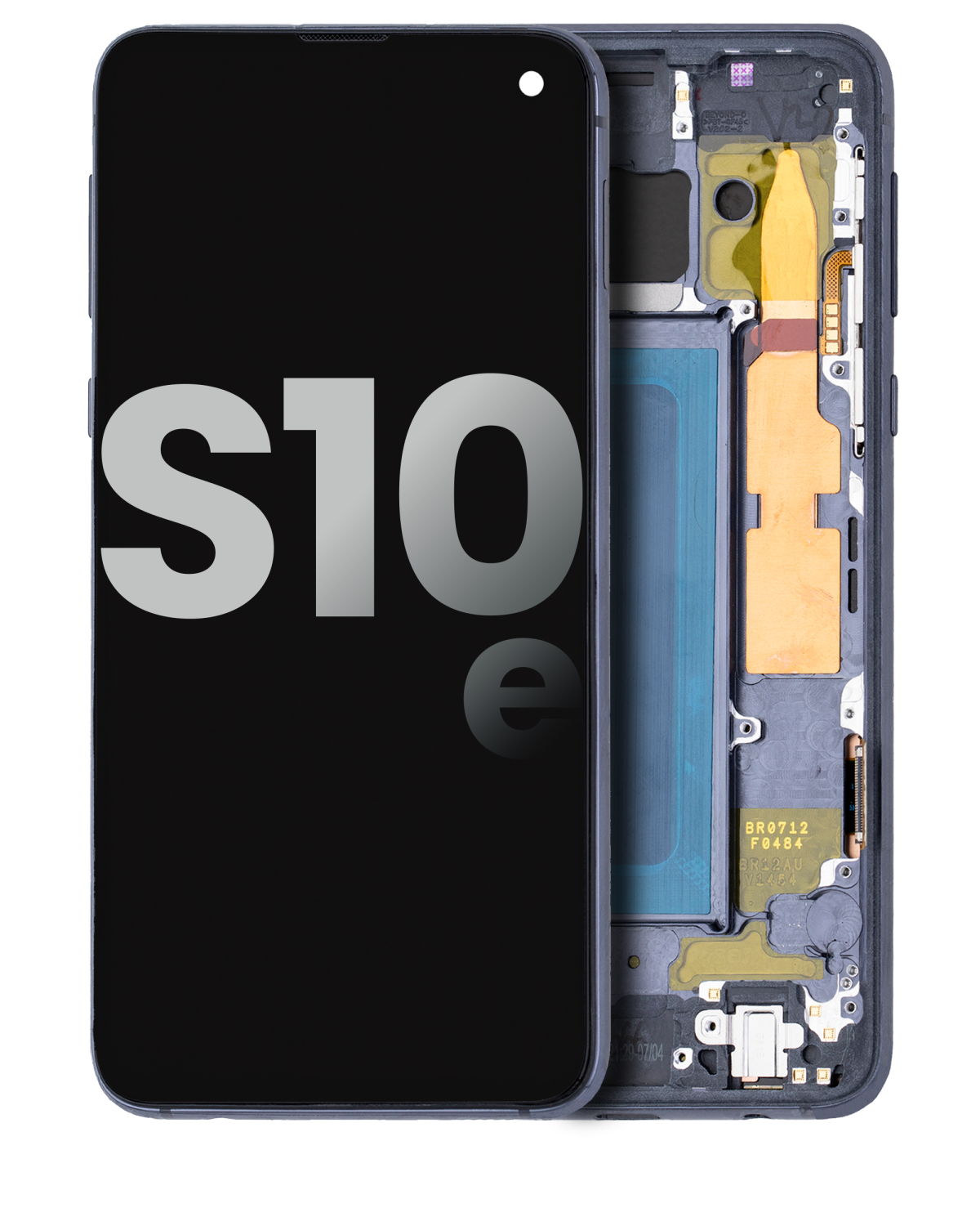 Samsung Galaxy S10 e İle Uyumlu Çerçeveli ekran Orijinal Ekranı (Prizma Siyahı) - Görsel 6