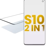 Samsung Galaxy S10 ile İle Uyumlu Uyumlu OCA Önceden Kurulu 2'si 1 Arada Ön Cam