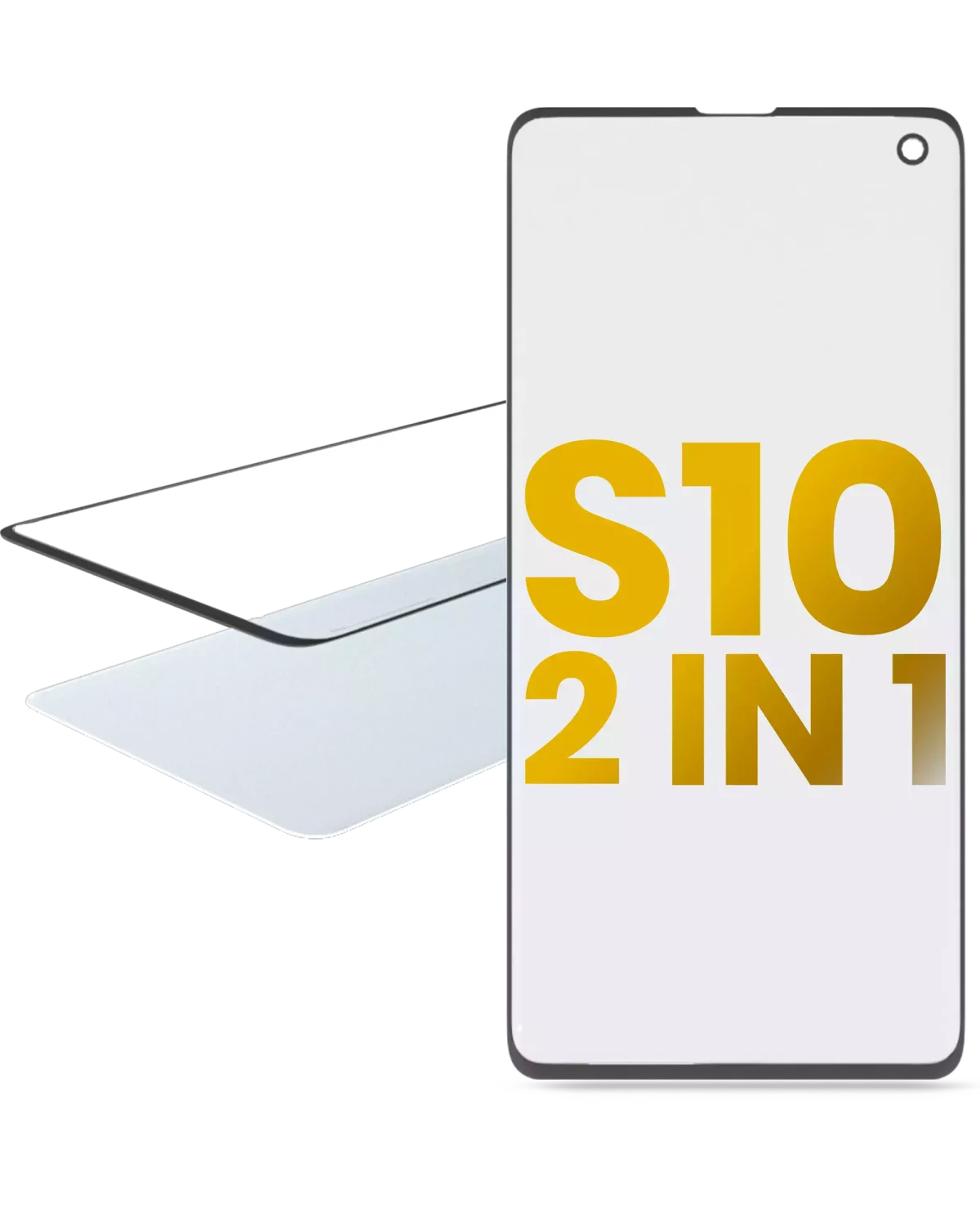 Samsung Galaxy S10 ile İle Uyumlu Uyumlu OCA Önceden Kurulu 2'si 1 Arada Ön Cam - Görsel 6