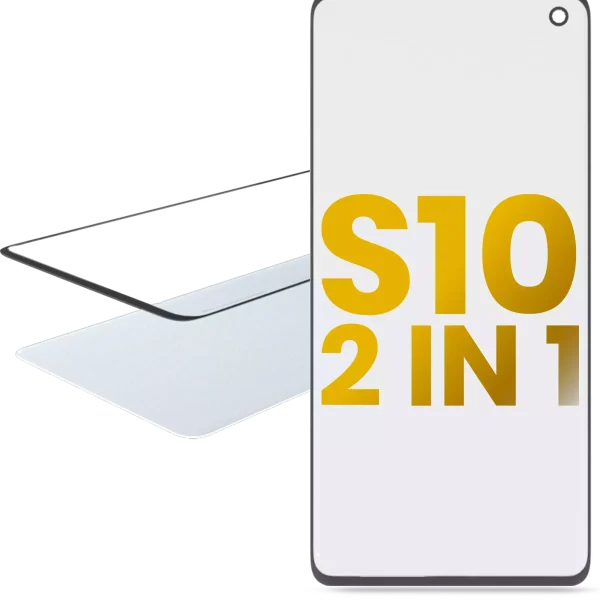Samsung Galaxy S10 ile İle Uyumlu Uyumlu OCA Önceden Kurulu 2'si 1 Arada Ön Cam