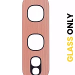 Samsung Galaxy S10E İle Uyumlu Arka Kamera Lensi (Sadece Cam) Yapışkanlı E (Flamingo Pembesi) (10'lu Paket)