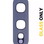 Samsung Galaxy S10E İle Uyumlu Arka Kamera Lensi (Sadece Cam) Yapışkanlı E (Prizma Mavi)