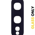 Samsung Galaxy S10E İle Uyumlu Arka Kamera Lensi (Sadece Cam) Yapışkanlı E (Prizma Siyah)