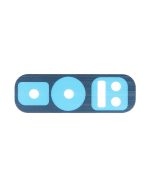 Samsung Galaxy S10E İle Uyumlu Arka Kamera Lensi (Sadece Cam) Yapışkanlı E (Sarı) - Görsel 4