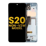Samsung Galaxy S20 4G İle Uyumlu 5G Çerçeveli ekran Orijinal Ekranı (Verizon Olmayan 5G UW Çerçevesi) Orijinal (Bulut Mavisi) - Görsel 2