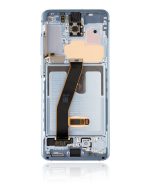 Samsung Galaxy S20 4G İle Uyumlu 5G Çerçeveli ekran Orijinal Ekranı (Verizon Olmayan 5G UW Çerçevesi) Orijinal (Bulut Mavisi) - Görsel 3