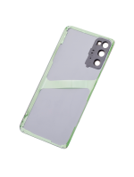 Samsung Galaxy S20 5G İle Uyumlu Arka Kapak Camı Kamera Lensiyle  (Aftermarket Plus) (Cosmic Black) - Görsel 5