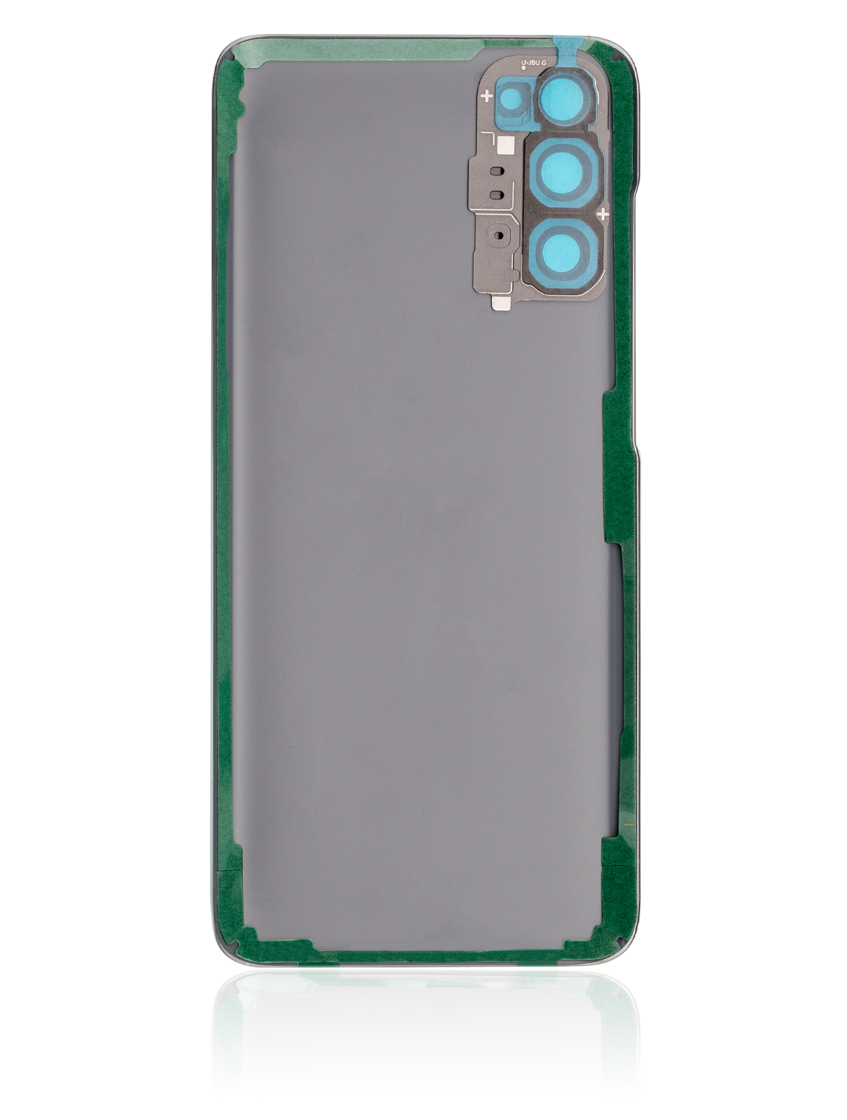 Samsung Galaxy S20 5G İle Uyumlu Arka Kapak Camı Kamera Lensiyle  (Aftermarket Plus) (Kozmik Gri) - Görsel 3