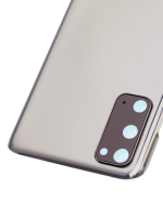 Samsung Galaxy S20 5G İle Uyumlu Arka Kapak Camı Kamera Lensiyle  (Aftermarket Plus) (Kozmik Gri) - Görsel 5