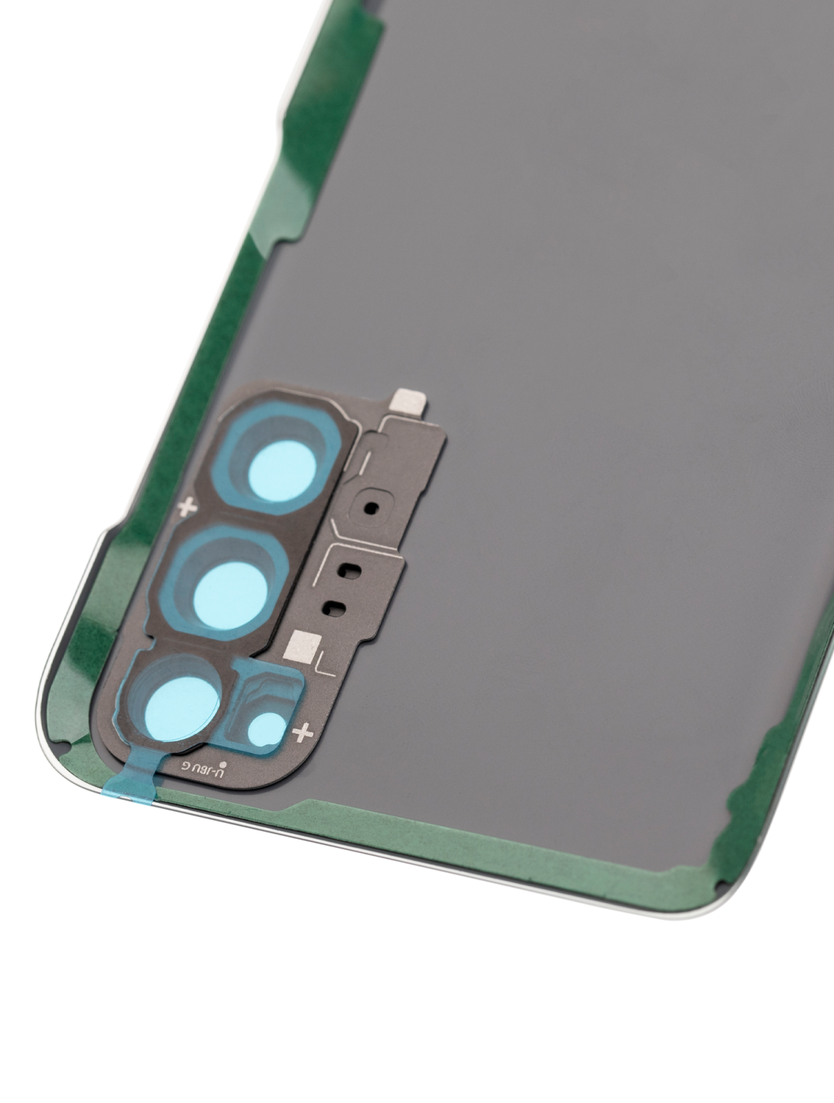 Samsung Galaxy S20 5G İle Uyumlu Arka Kapak Camı Kamera Lensiyle  (Aftermarket Plus) (Kozmik Gri) - Görsel 9