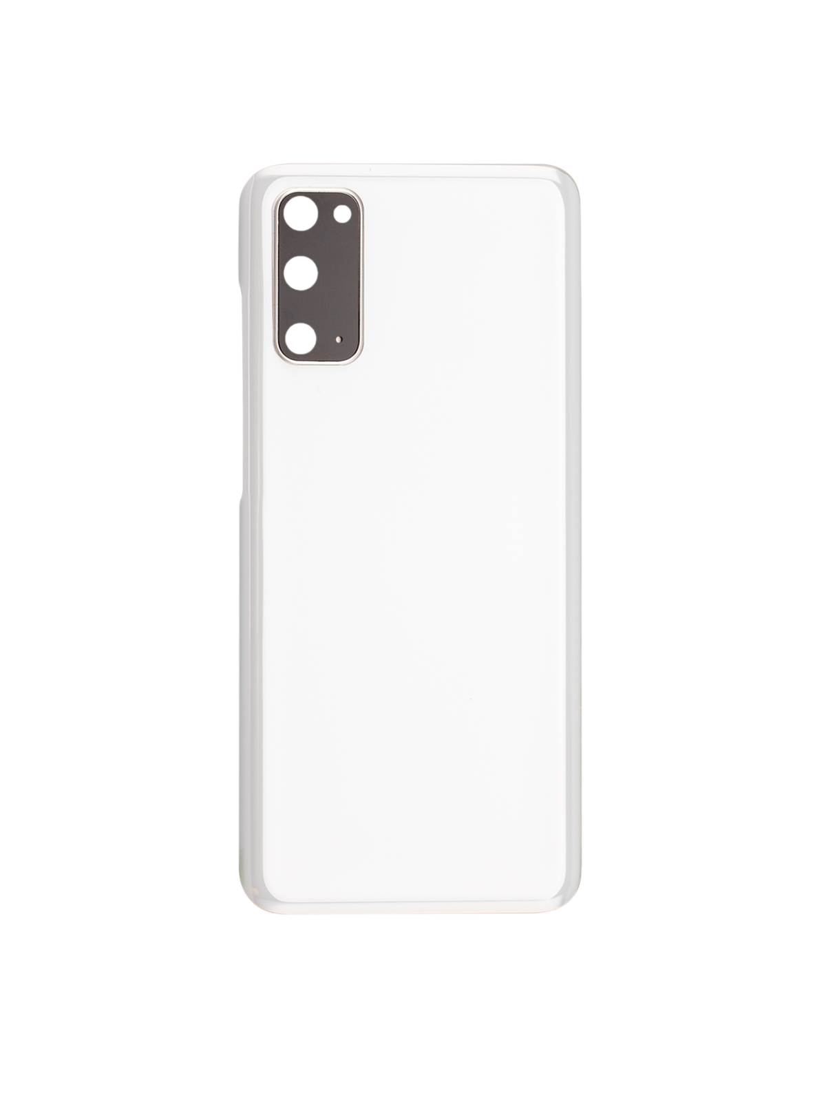 Samsung Galaxy S20 5G İle Uyumlu Arka Kapak Camı Kamera Lensiyle  (Bulut Beyazı) - Görsel 2