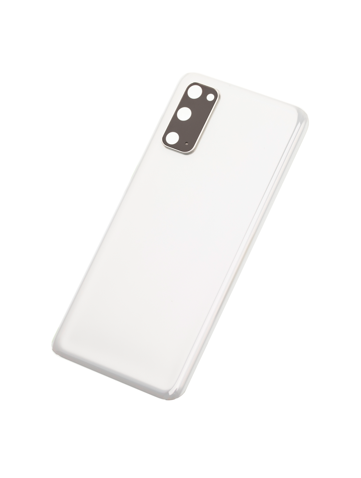 Samsung Galaxy S20 5G İle Uyumlu Arka Kapak Camı Kamera Lensiyle  (Bulut Beyazı) - Görsel 3