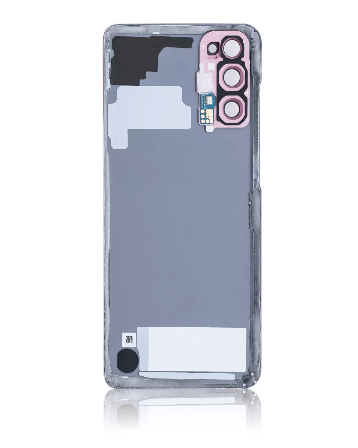 Samsung Galaxy S20 5G İle Uyumlu Arka Kapak Camı Kamera Lensiyle  (Bulut Pembesi) - Görsel 4