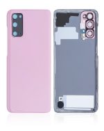 Samsung Galaxy S20 5G İle Uyumlu Arka Kapak Camı Kamera Lensiyle (Servis Paketi) (Bulut Pembesi) - Görsel 2