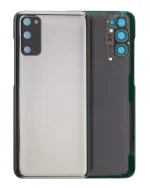 Samsung Galaxy S20 5G İle Uyumlu Arka Kapak Camı Kamera Lensiyle (Servis Paketi) (Kozmik Gri)