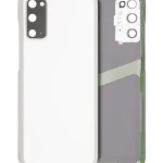 Samsung Galaxy S20 5G İle Uyumlu Arka Kapak Camı Kamera Lensiyle Uyumlu (Servis Paketi) (Bulut Beyazı)
