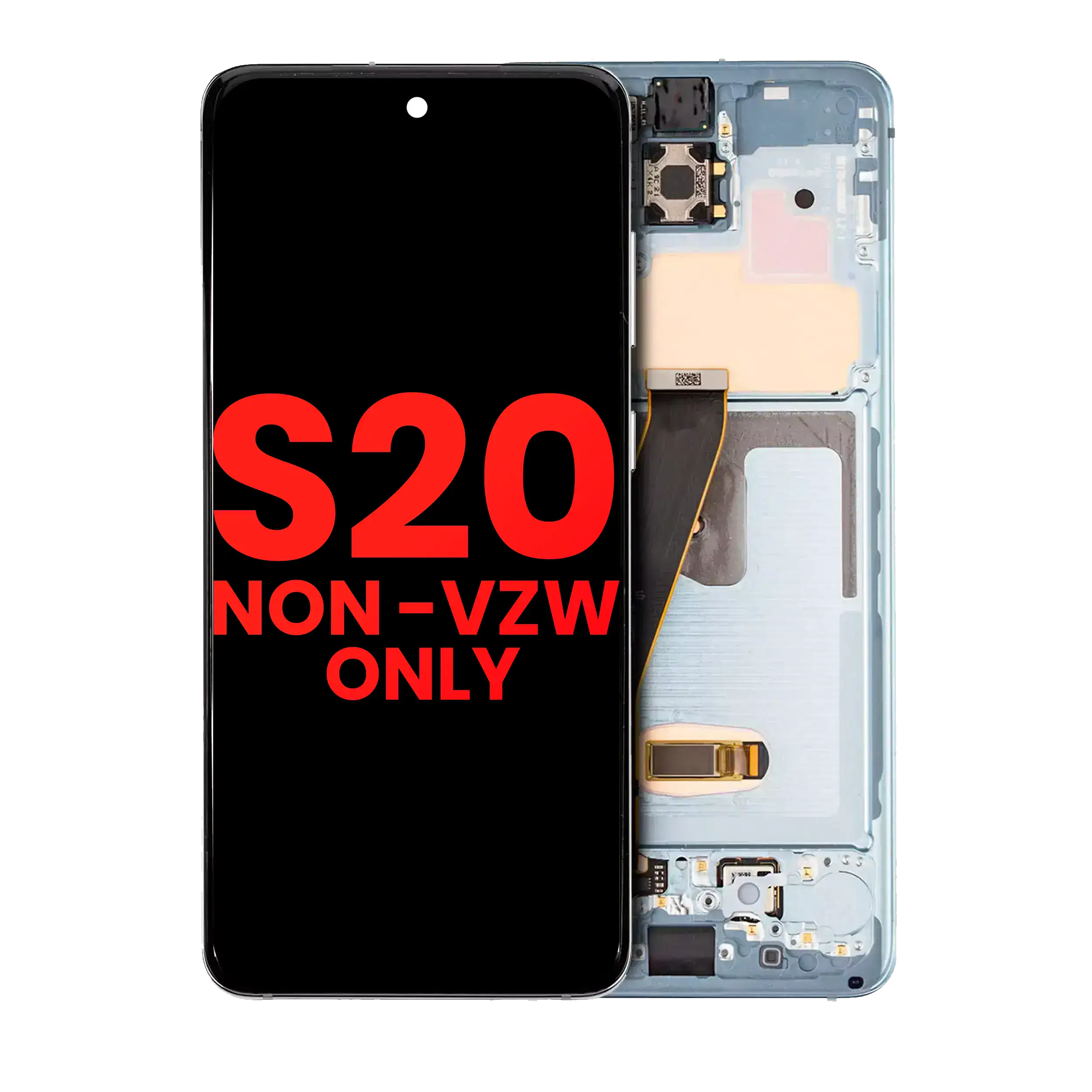 Samsung-Galaxy-S20-5G-Ile-Uyumlu-Cerceveli-ekran-Orijinal-Ekrani-Verizon-Olmayan-5G-UW-Cercevesi-Bulut-Mavisi-2 Samsung Galaxy S20 5G İle Uyumlu Çerçeveli ekran Orijinal Ekranı (Verizon Olmayan 5G UW Çerçevesi) (Bulut Mavisi) - Görsel 3