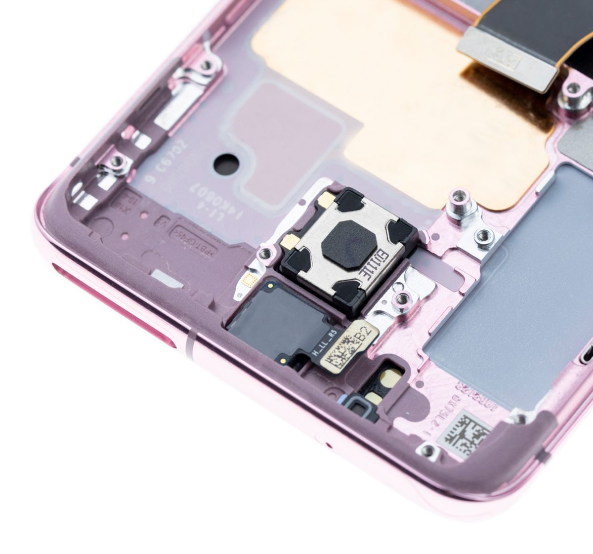 Samsung Galaxy S20 5G İle Uyumlu Çerçeveli ekran Orijinal Ekranı (Verizon Olmayan 5G UW Çerçevesi) Orijinal (Bulut Pembesi) - Görsel 3