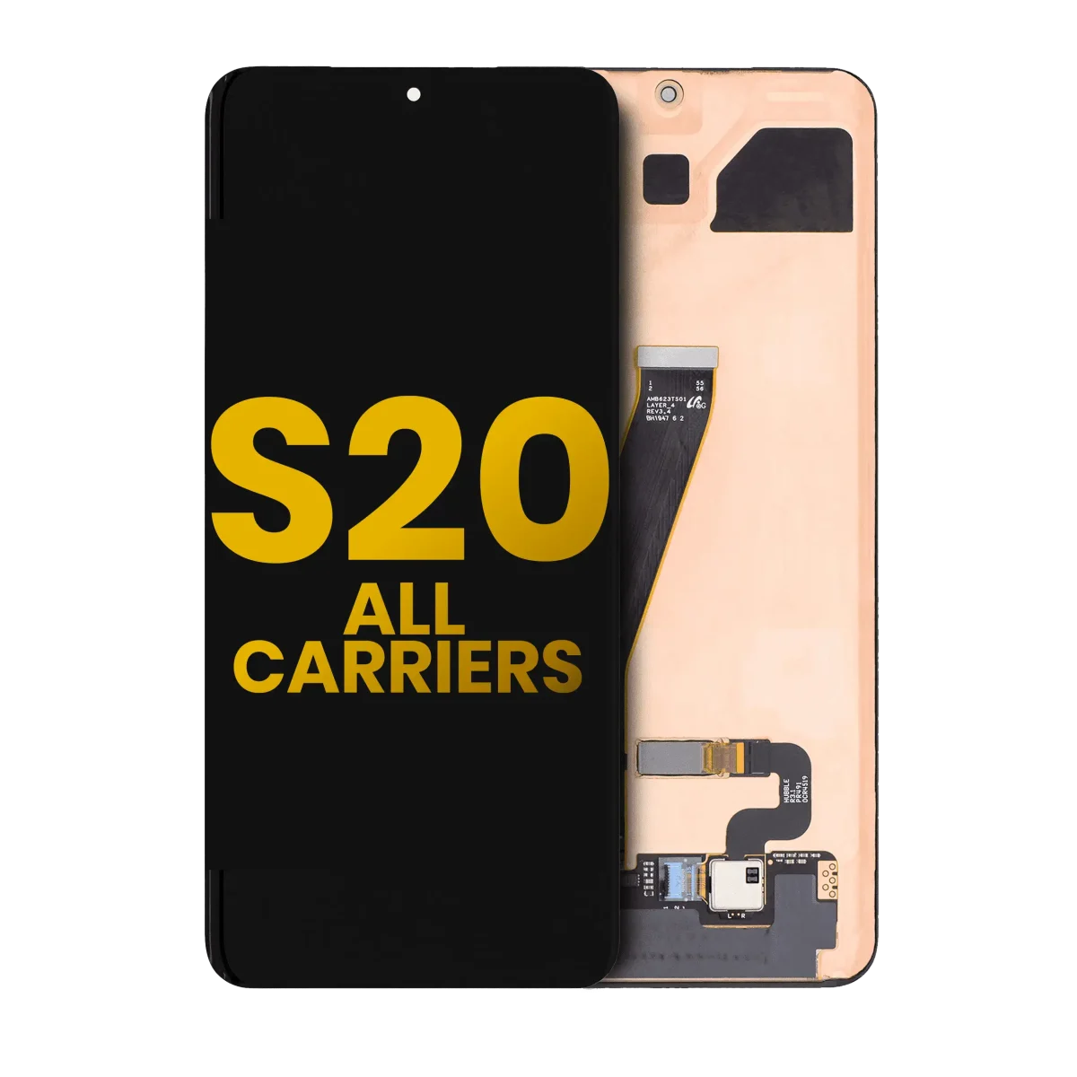 Samsung Galaxy S20 5G İle Uyumlu Çerçevesiz ekran Orijinal Ekranı (Tüm Operatörlerle Uyumlu) Orijinal (Tüm Renkler) - Görsel 2