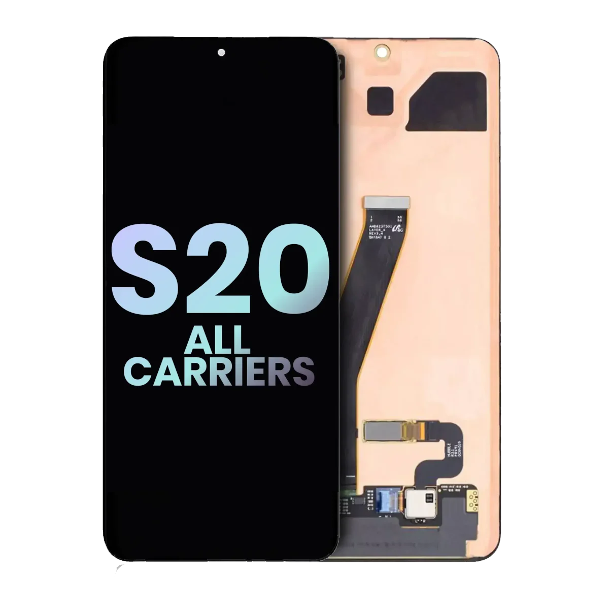 Samsung Galaxy S20 5G İle Uyumlu Çerçevesiz ekran Orijinal Ekranı (Tüm Operatörlerle Uyumlu) (Servis Paketi) (Tüm Renkler)