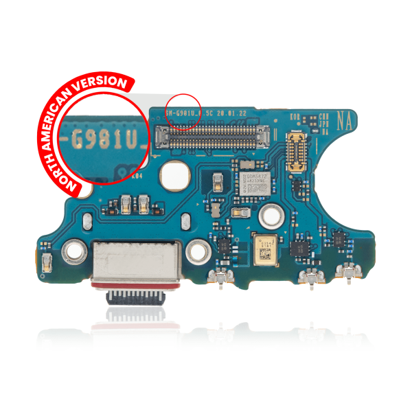 Samsung Galaxy S20 5G İle Uyumlu (G981U) (ABD Sürümü) (Servis Paketi) Kartlı Şarj Portu