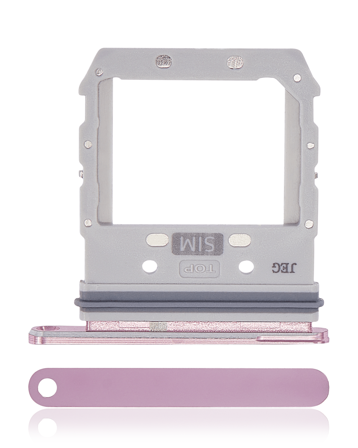 Samsung Galaxy S20 5G İle Uyumlu İle Uyumlu UW Sim Kart Tepsisi (G981V) (Bulut Pembesi) - Görsel 6